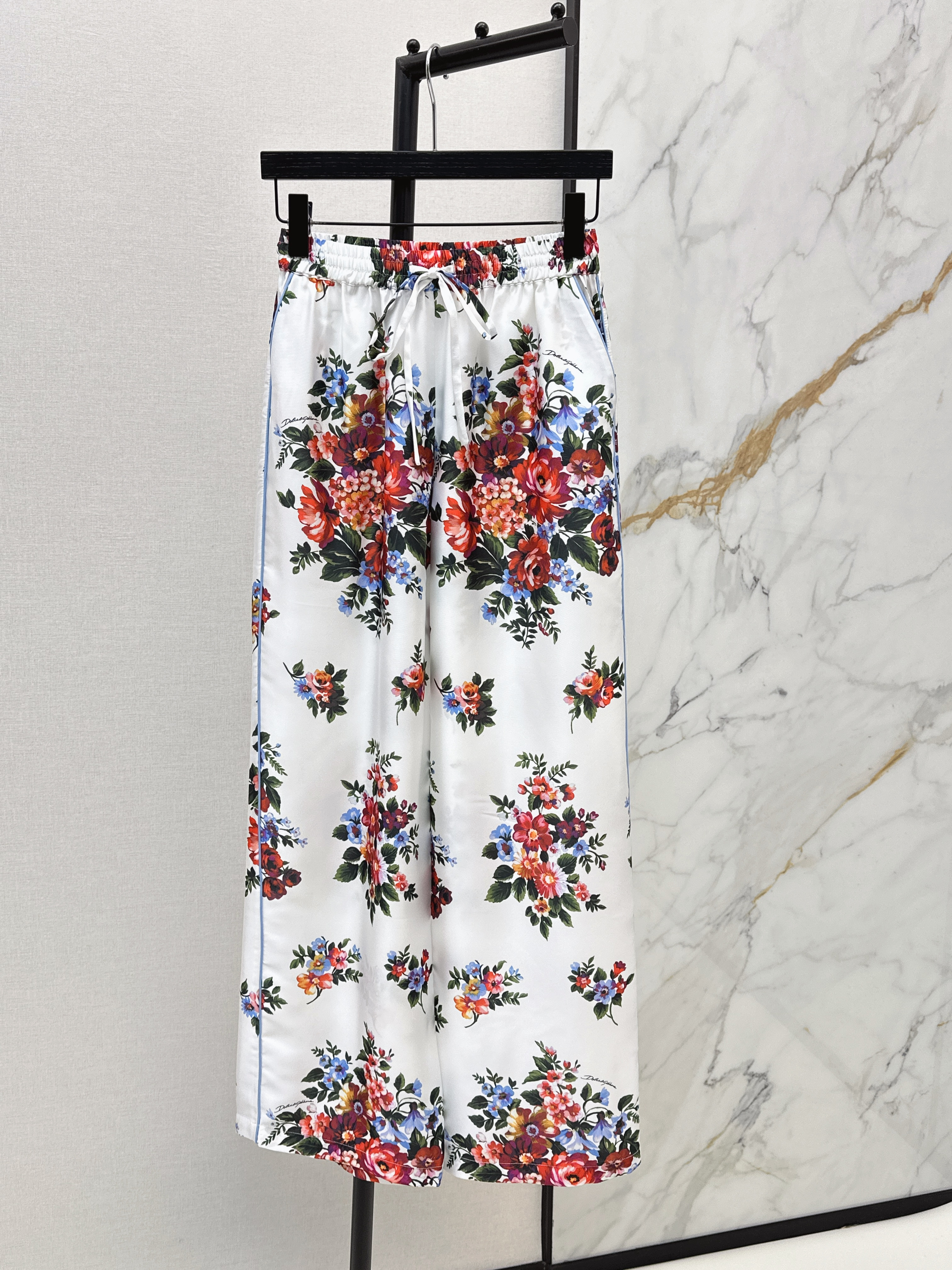Dolc New Vintage floral print straight-leg pants