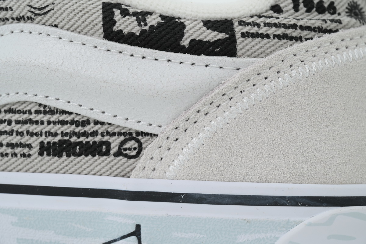 Vans x HIRONO Knu Skool 'White Black' VN000CS0BHD