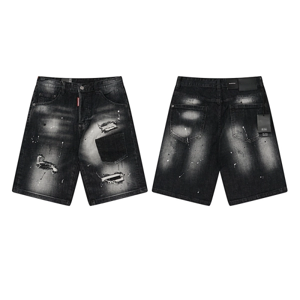 DSQUARED2 Micro Bullet Denim Shorts # 2033