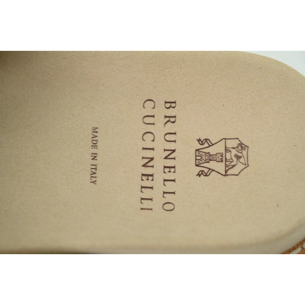 Brunello Cucinelli Suede Crisscross Slides Black