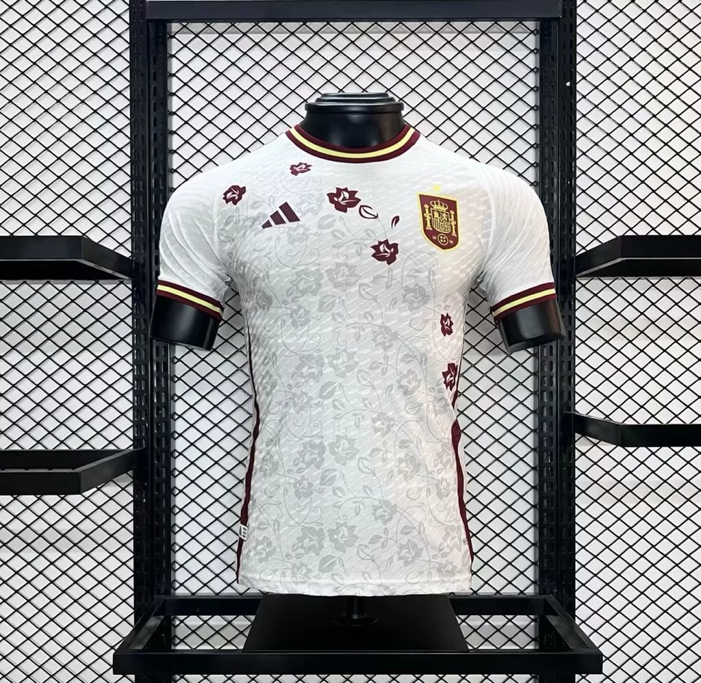 Spain 2024-25 Special Edition White Jersey Player Version