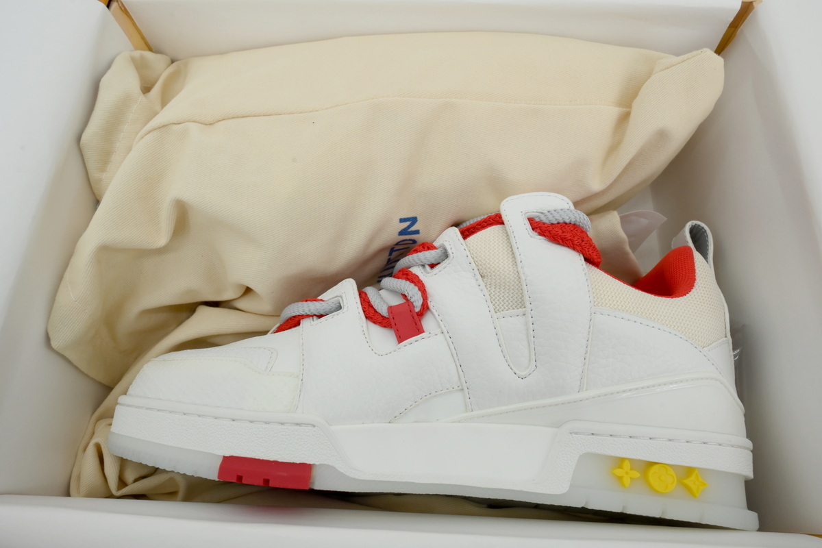 Pkkicks God Batch LOUIS VUITTON White And Red Flowers