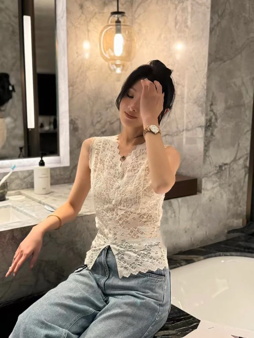 Chan NEW lace vest
