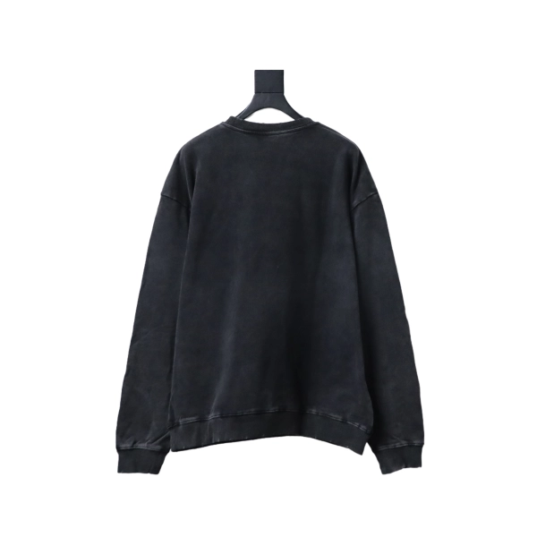 Balenciaga Clothes Washed hand-painted letter round-neck hoodie