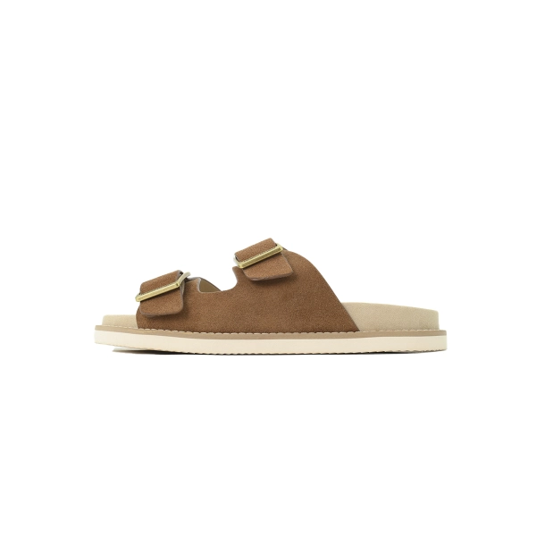 Brunello Cucinelli Suede two-strap Sandals Brown