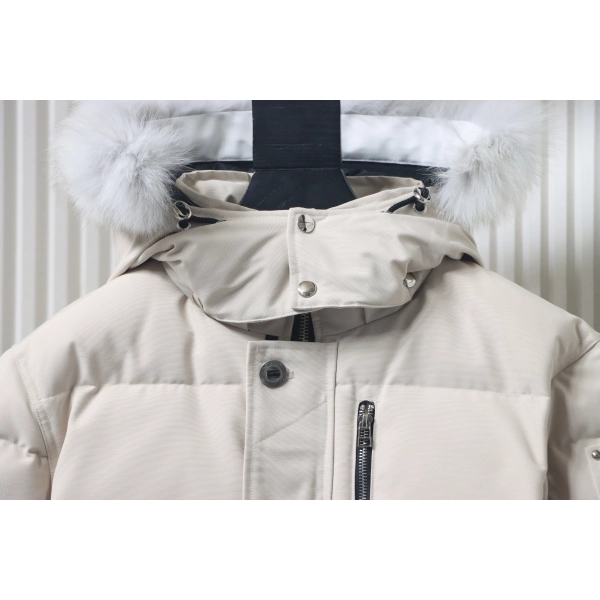 Moose Knuckles Men's Shearling 3Q Jacket  off-white