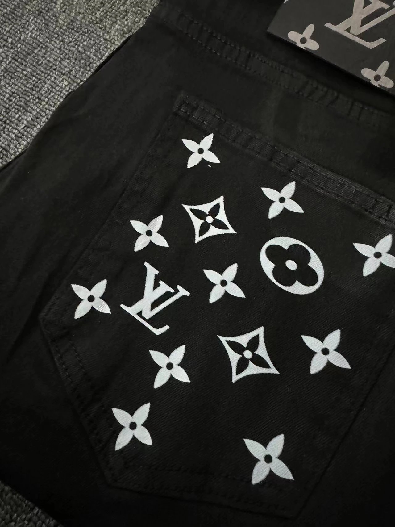 Louis Vuitton Monogram Pocket Denim Jeans Collection
