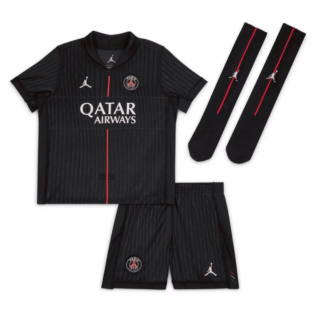Kid's PSG Fouth Away Jersey Full Kit 2025/26