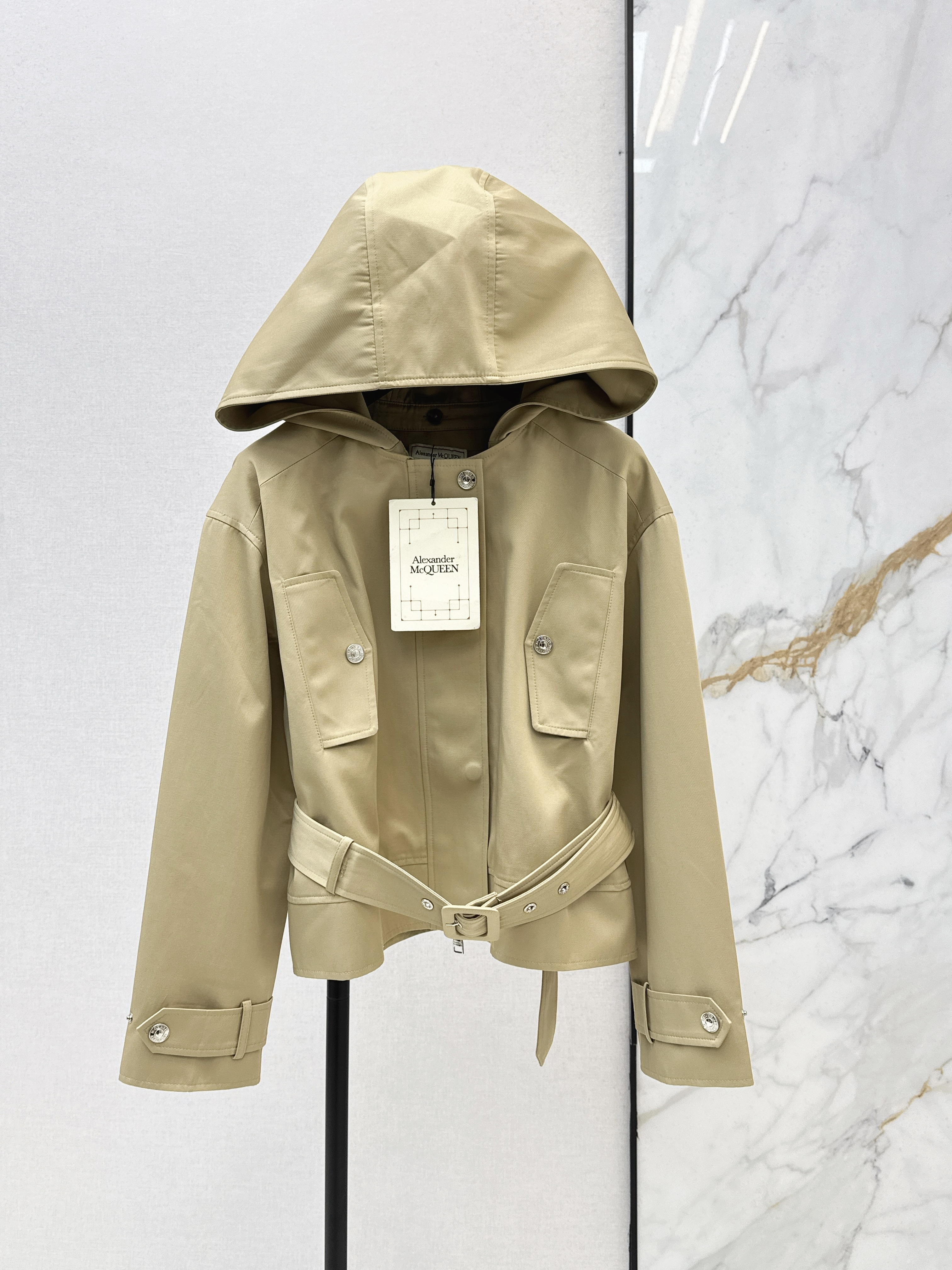 Monc New belted trench coat