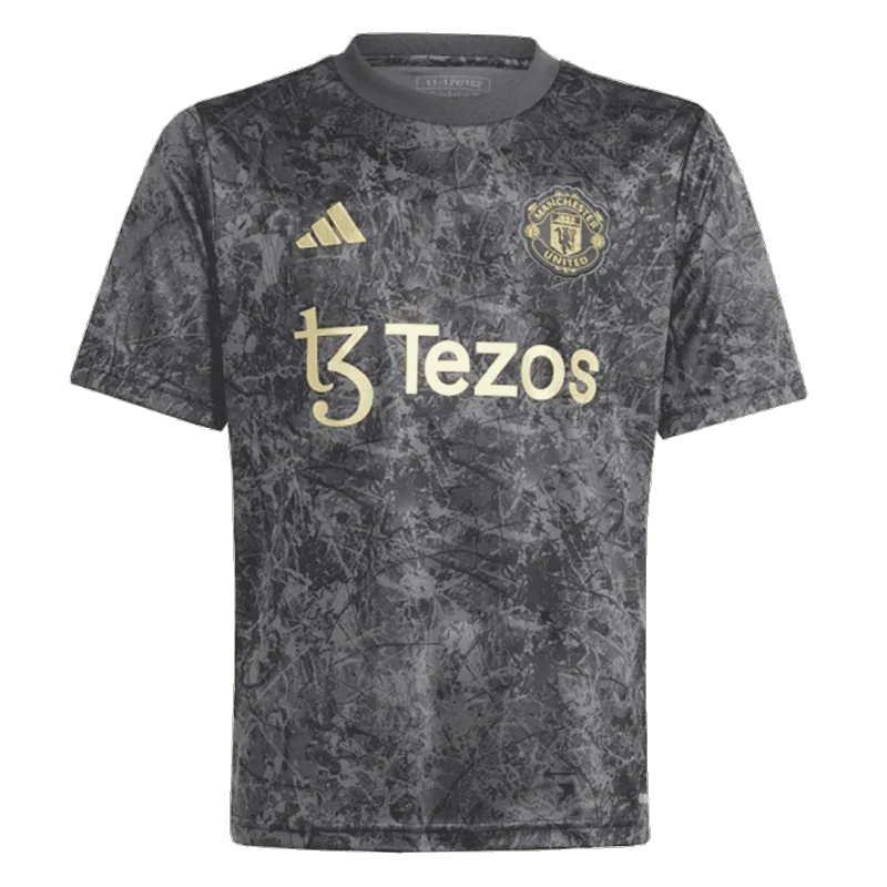 23-24 Manchester United Stone Roses Pre-Match Kit Football Jersey