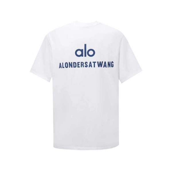 alo yoga T-shirt White (blue label)