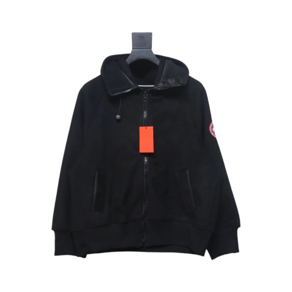 Canada Goose Chilliwack Tweed Fleece Aviator Jacket Black