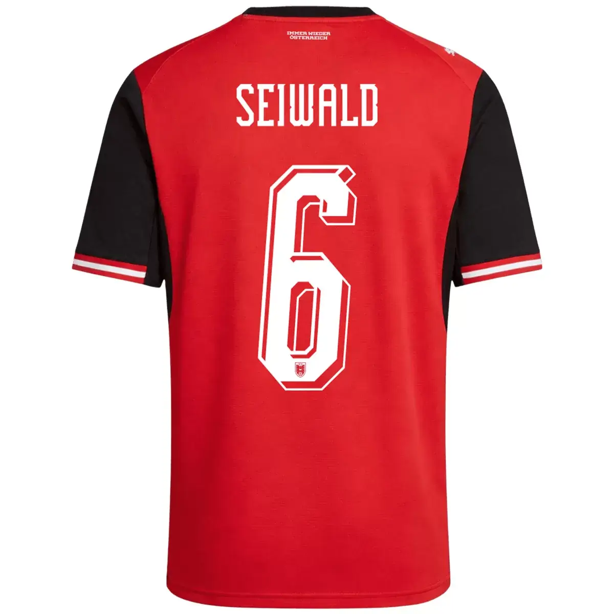 SEIWALD #6 Austria Home Soccer Jersey 2026 World Cup