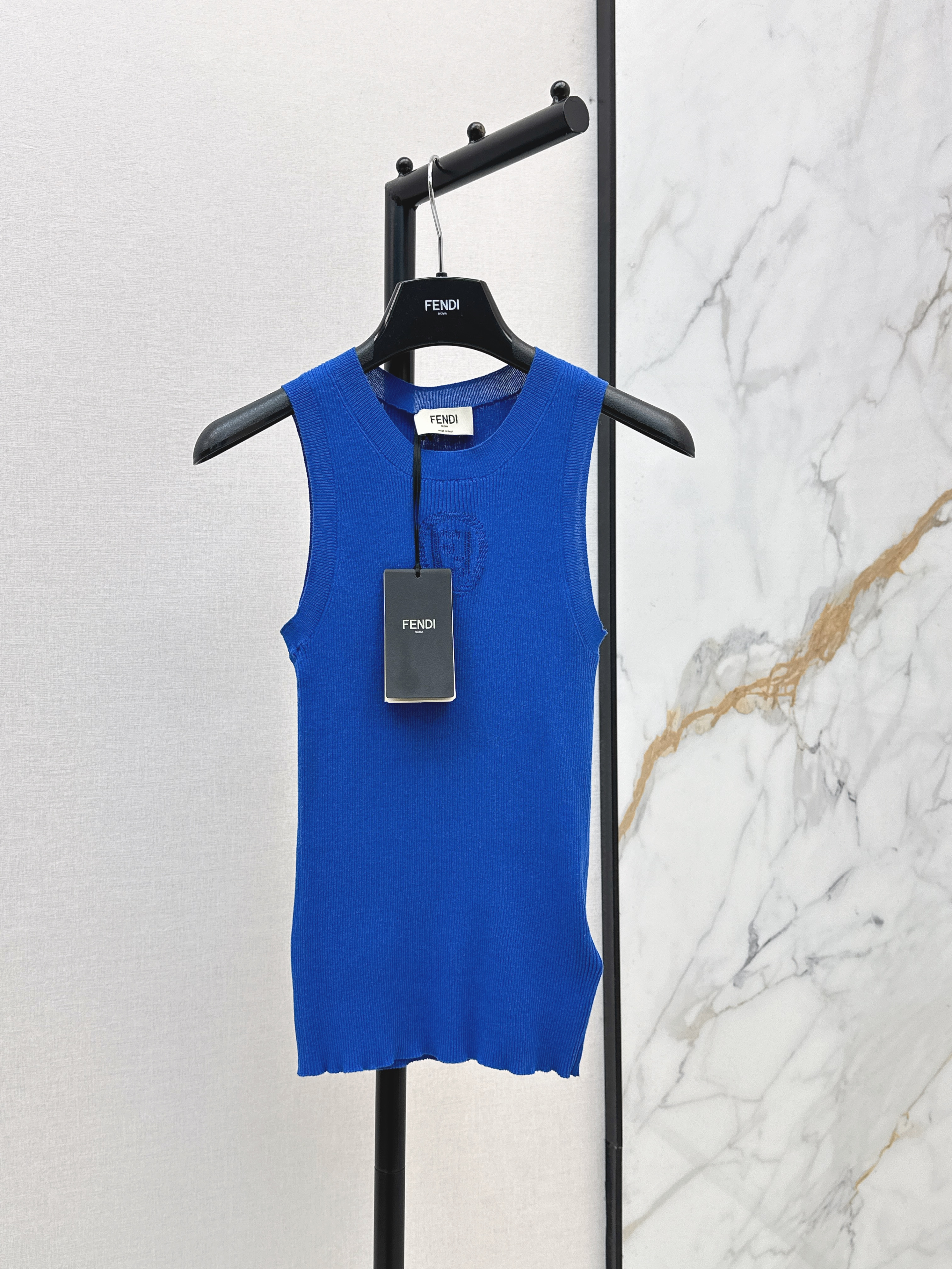 Fend New Jacquard Knitted Vest