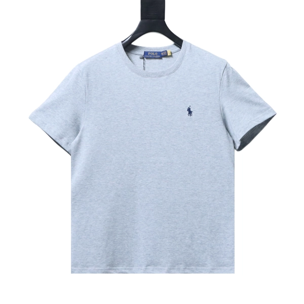 Polo Ralph Lauren Small horse with round-neck short-sleeved shirt gray