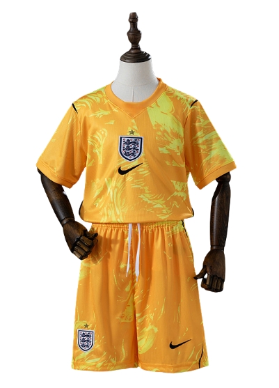 England 2026 GK Kids Kit Jersey - Yellow