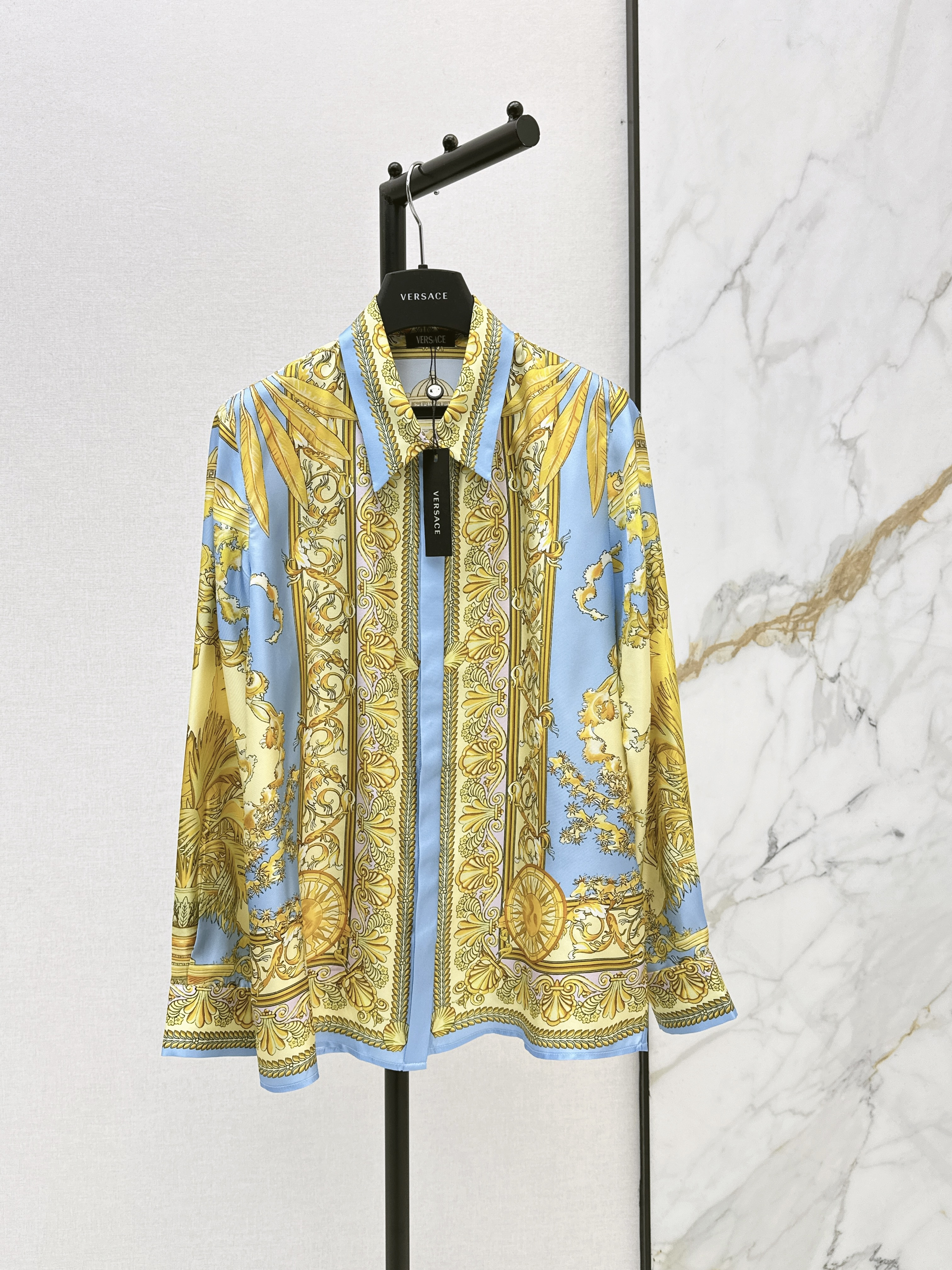 Ver New print silk shirt