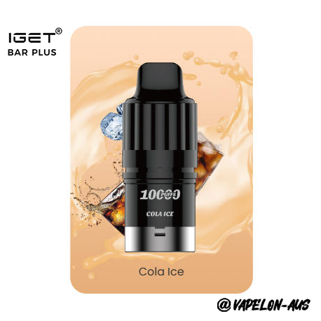 IGET BAR PLUS S3 POD 10000 Puffs - Cola lce