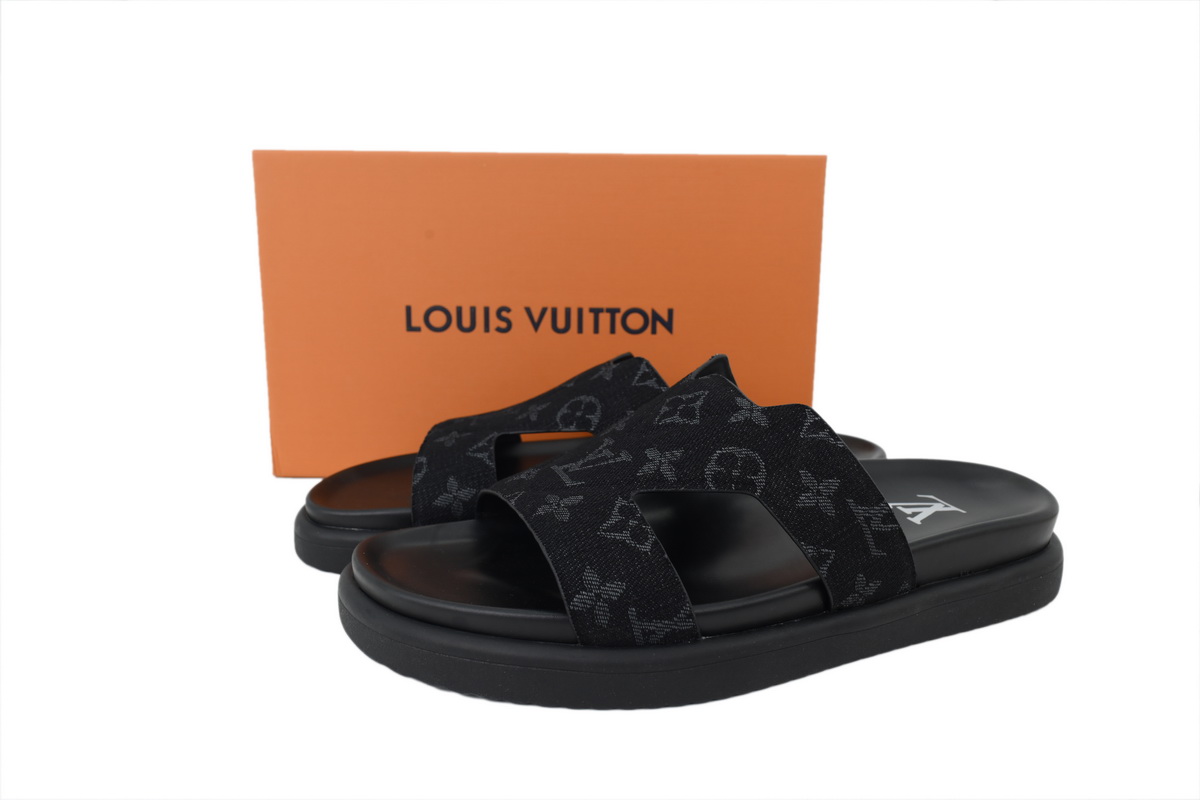 Pkkicks God Batch LOUIS VUITTON Oasis Mule Shoes Black