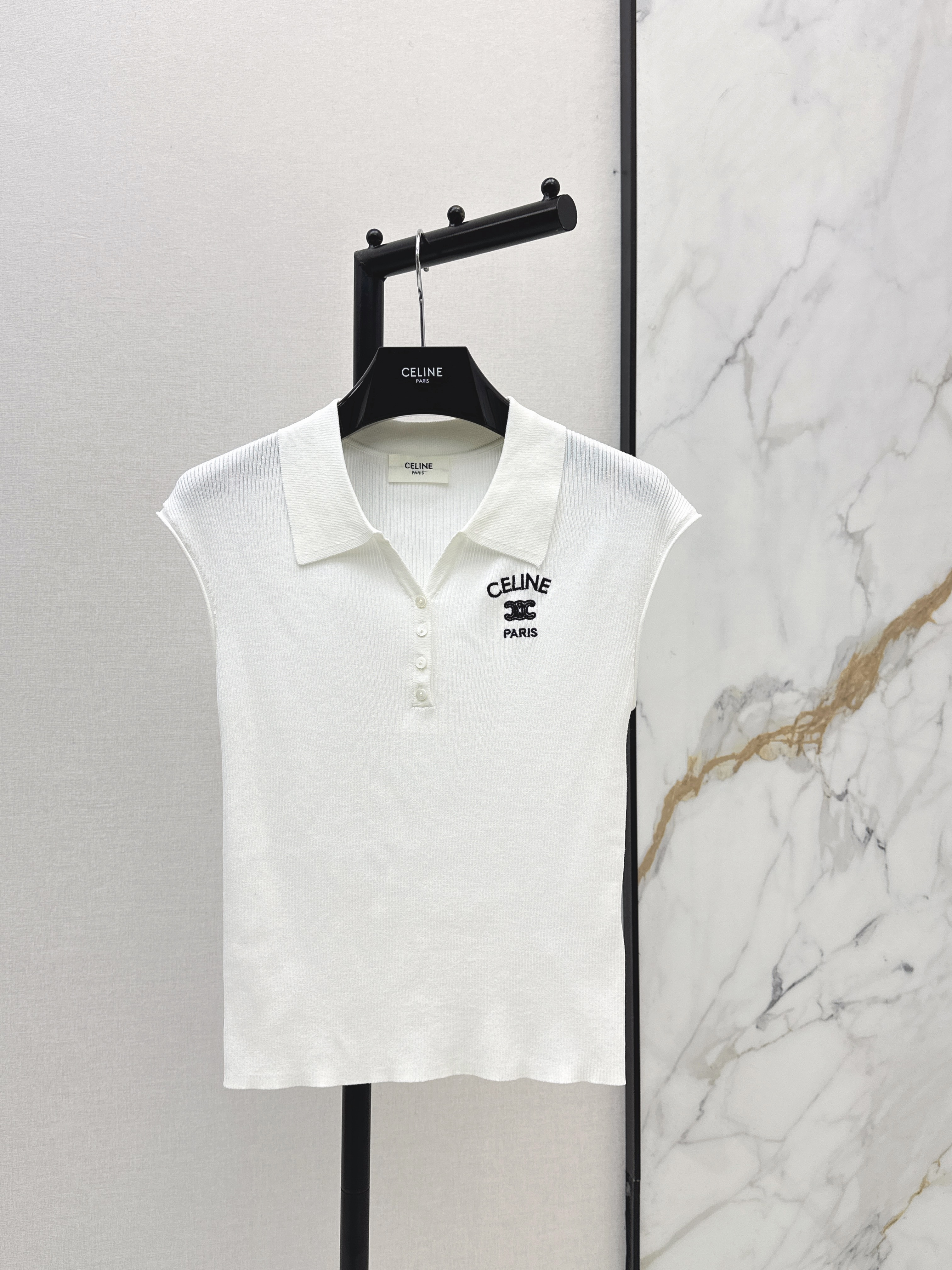 Celi New knit polo top