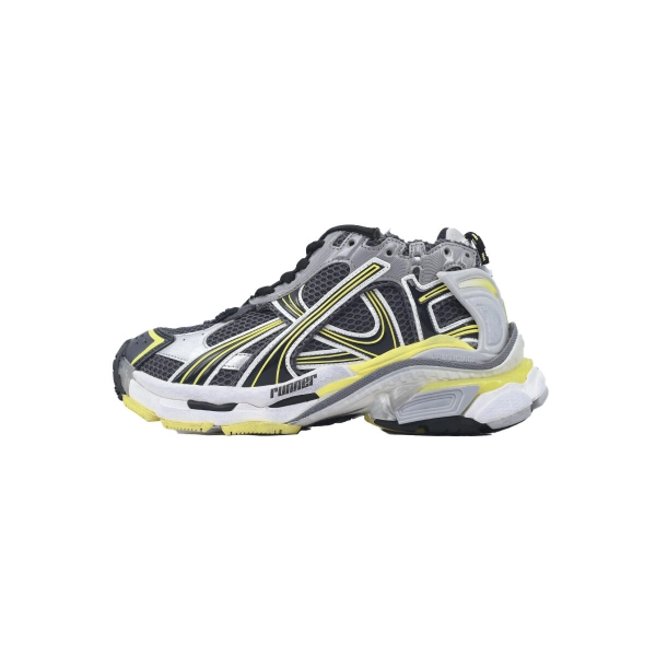 Balenciaga Runner Sneaker Grey Black Yellow 772767 W3RMU 1279