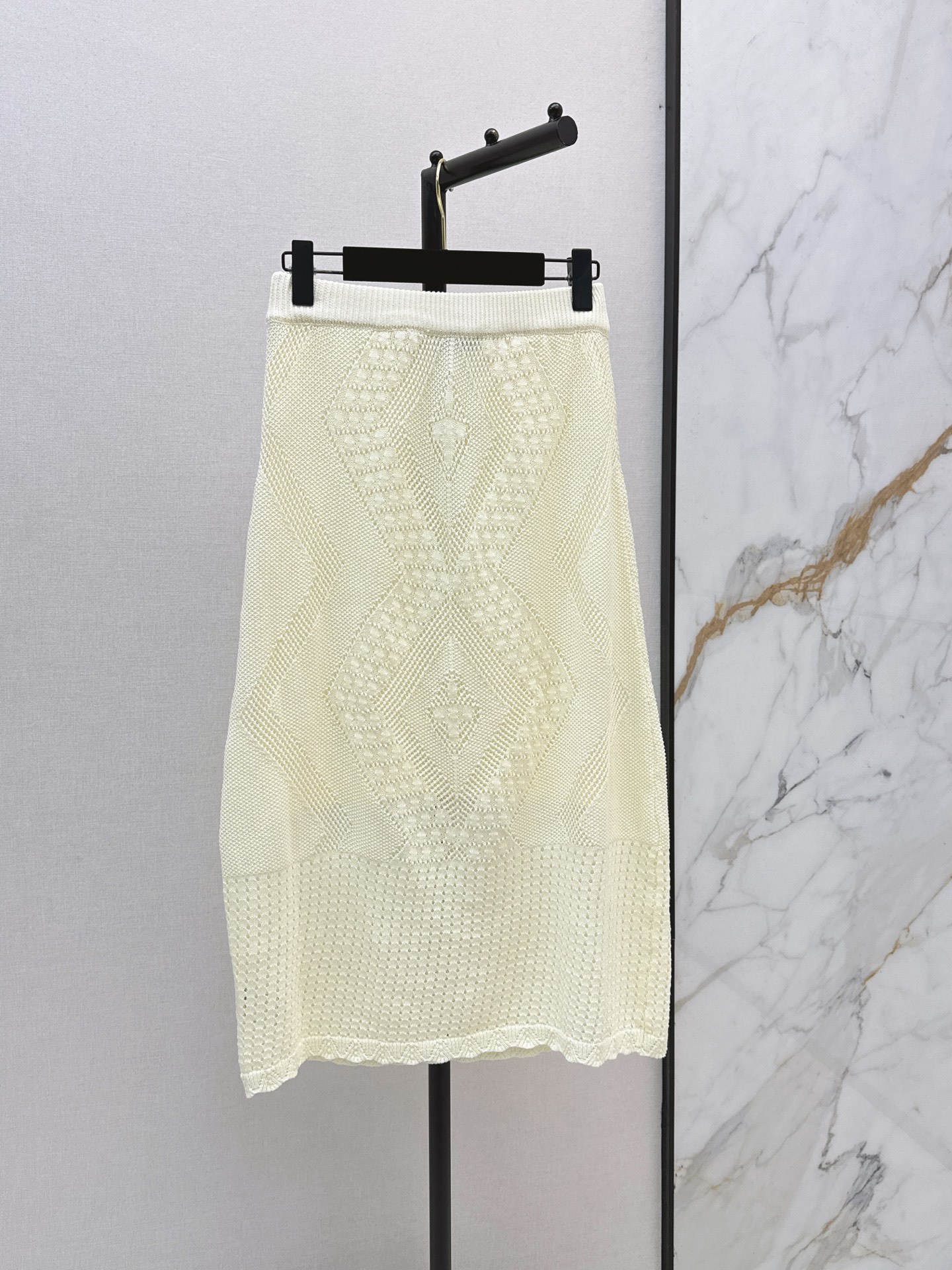 Chan New Hollow-knit skirt