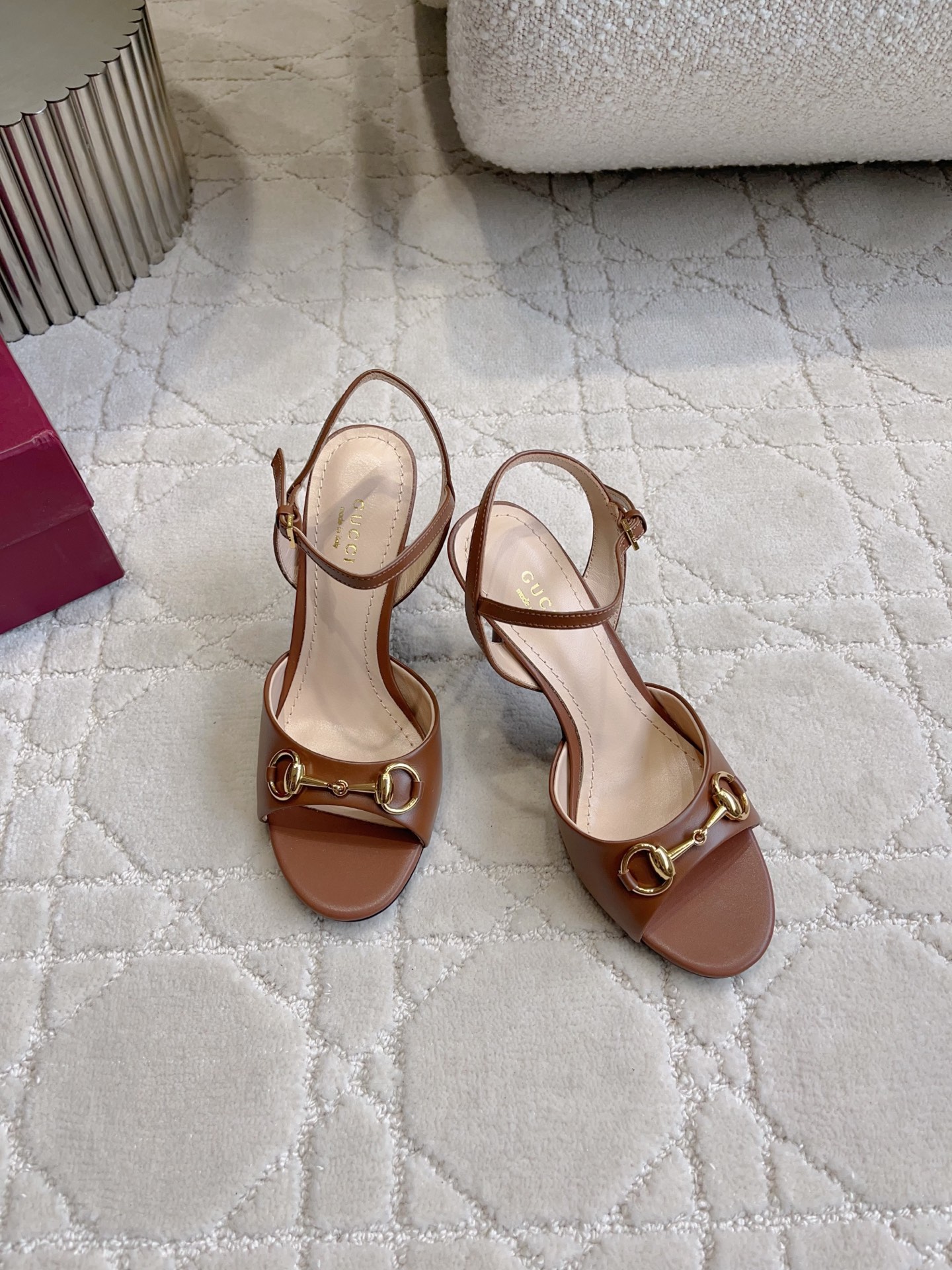 Guc New Horsebit High Heel Sandals