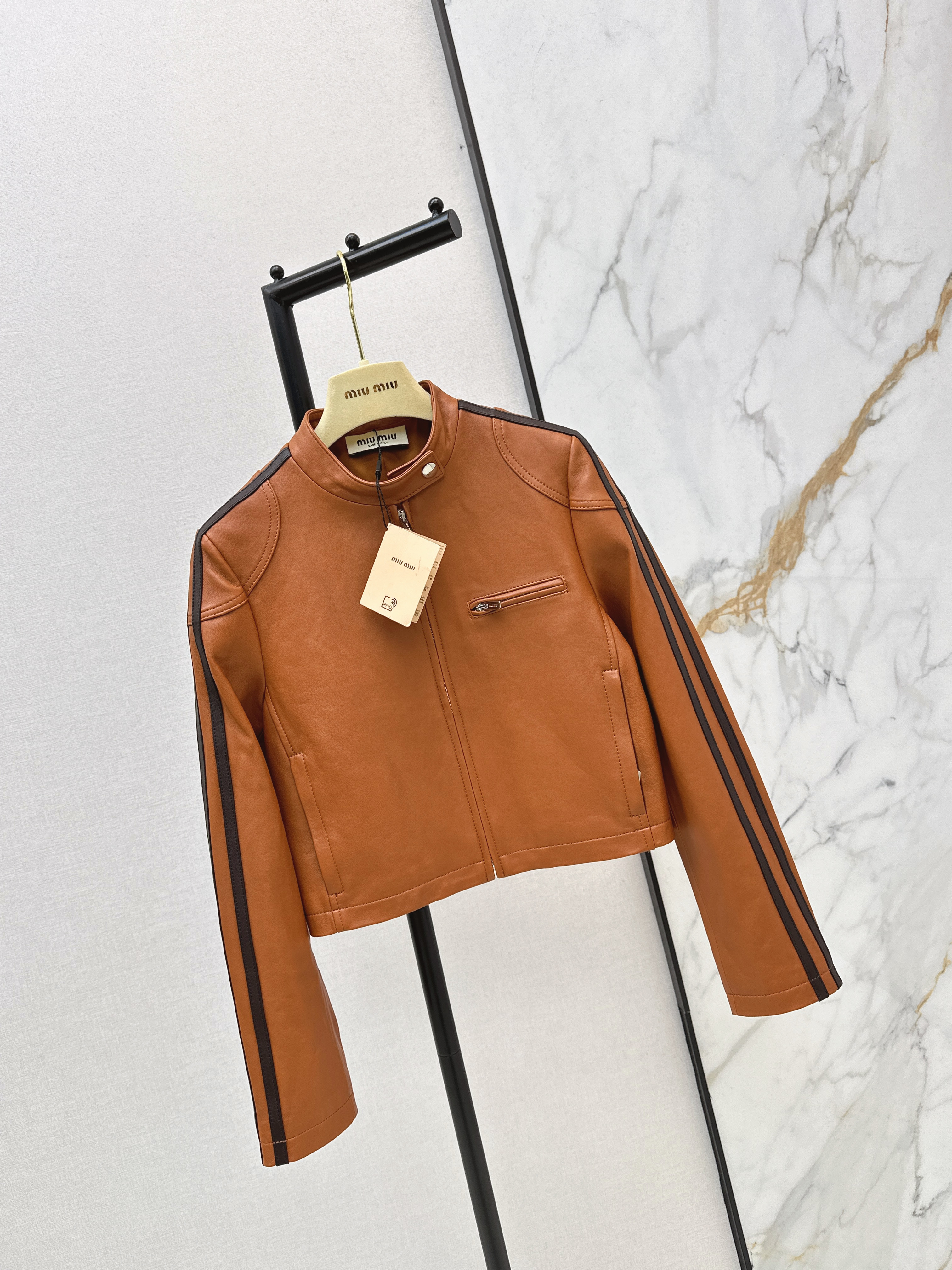 Miu New leather jacket