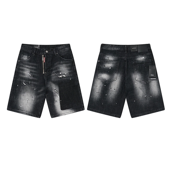 DSQUARED2 Micro Bullet Denim Shorts # 2035