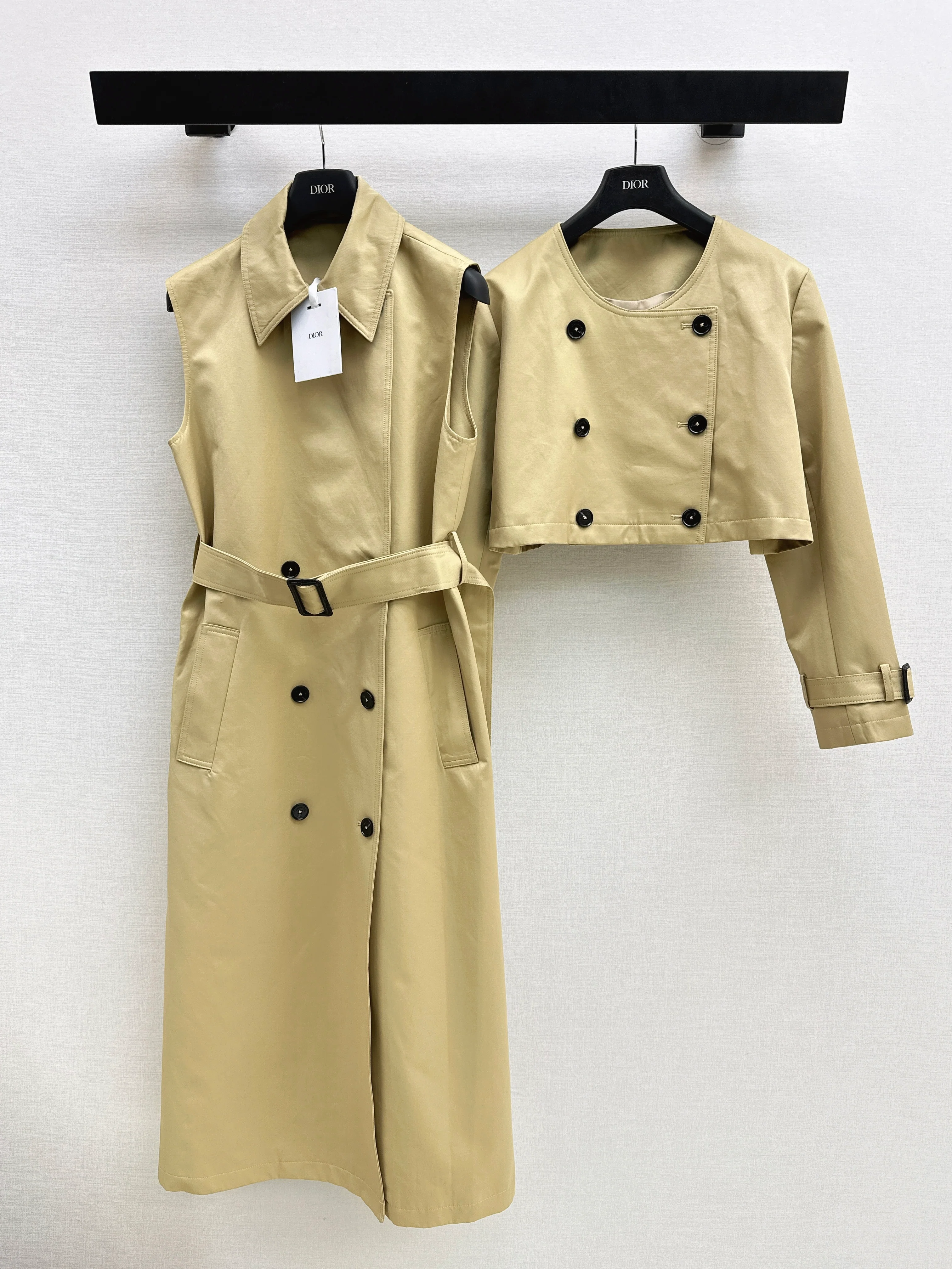 CD NEW detachable trench coats