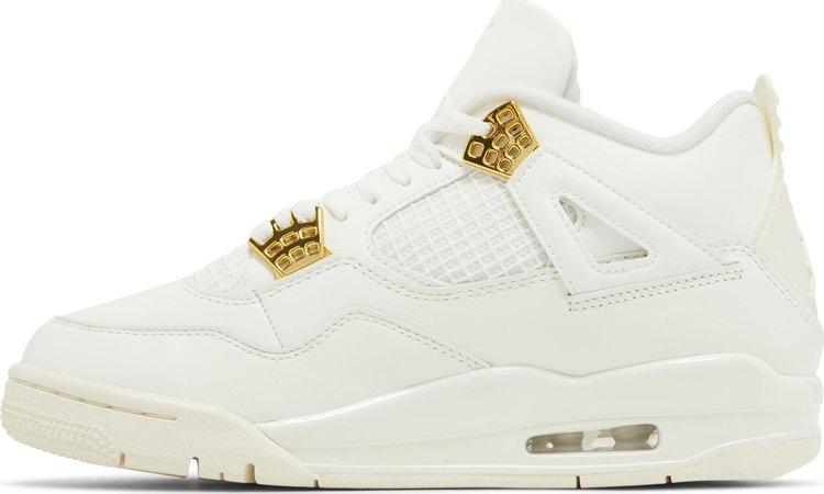 Wmns Air Jordan 4 Retro 'Metallic Gold' AQ9129-170