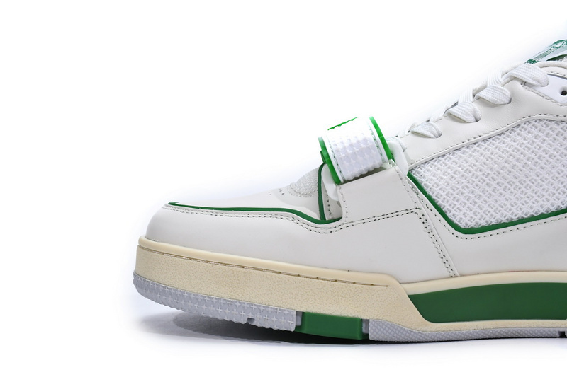 Pkkicks God Batch LOUIS VUITTON Trainer White Green 1A98UX