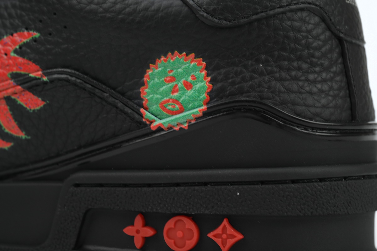 Pkkicks God Batch Yayoi Kusama x Louis Vuitton Trainer Black