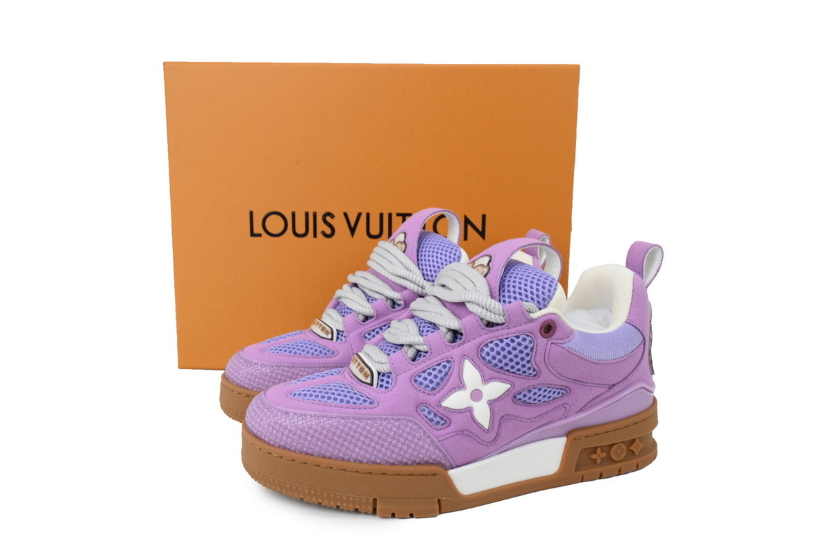 Pkkicks God Batch LOUIS VUITTON Purple And White