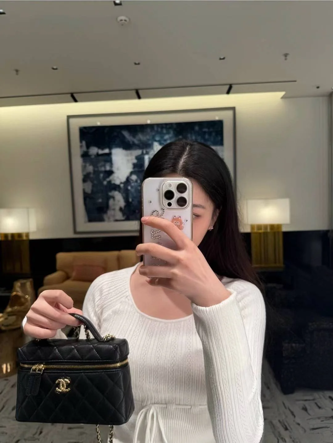 Chan New 26c box bag