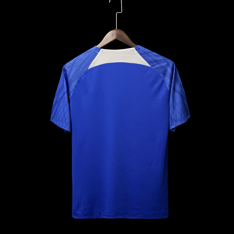 22-23 France pre-match training suit blue