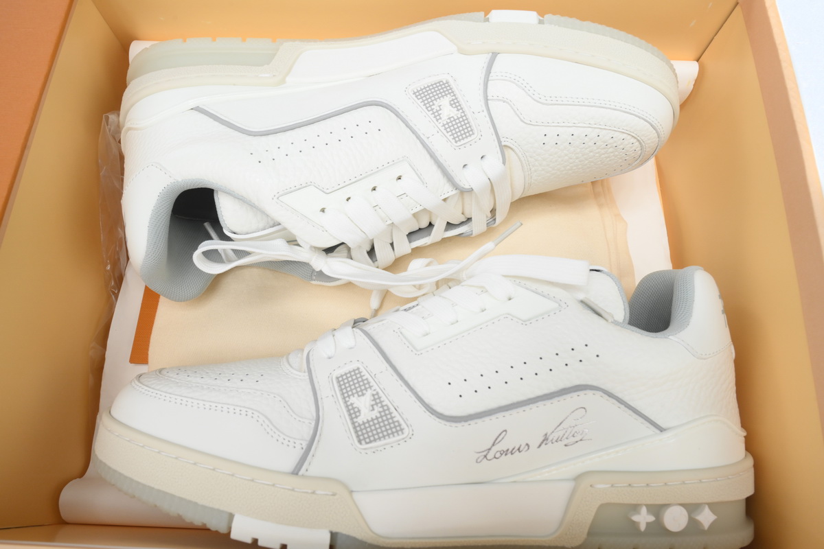Pkkicks God Batch Louis Vuitton Trainer White