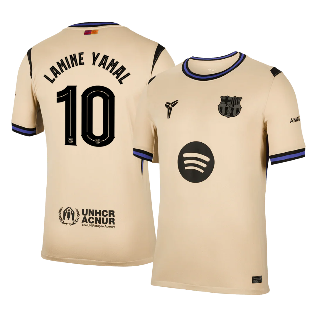 LAMINE YAMAL #10 Barcelona's Away Soccer Jersey 2025/26 - UCL