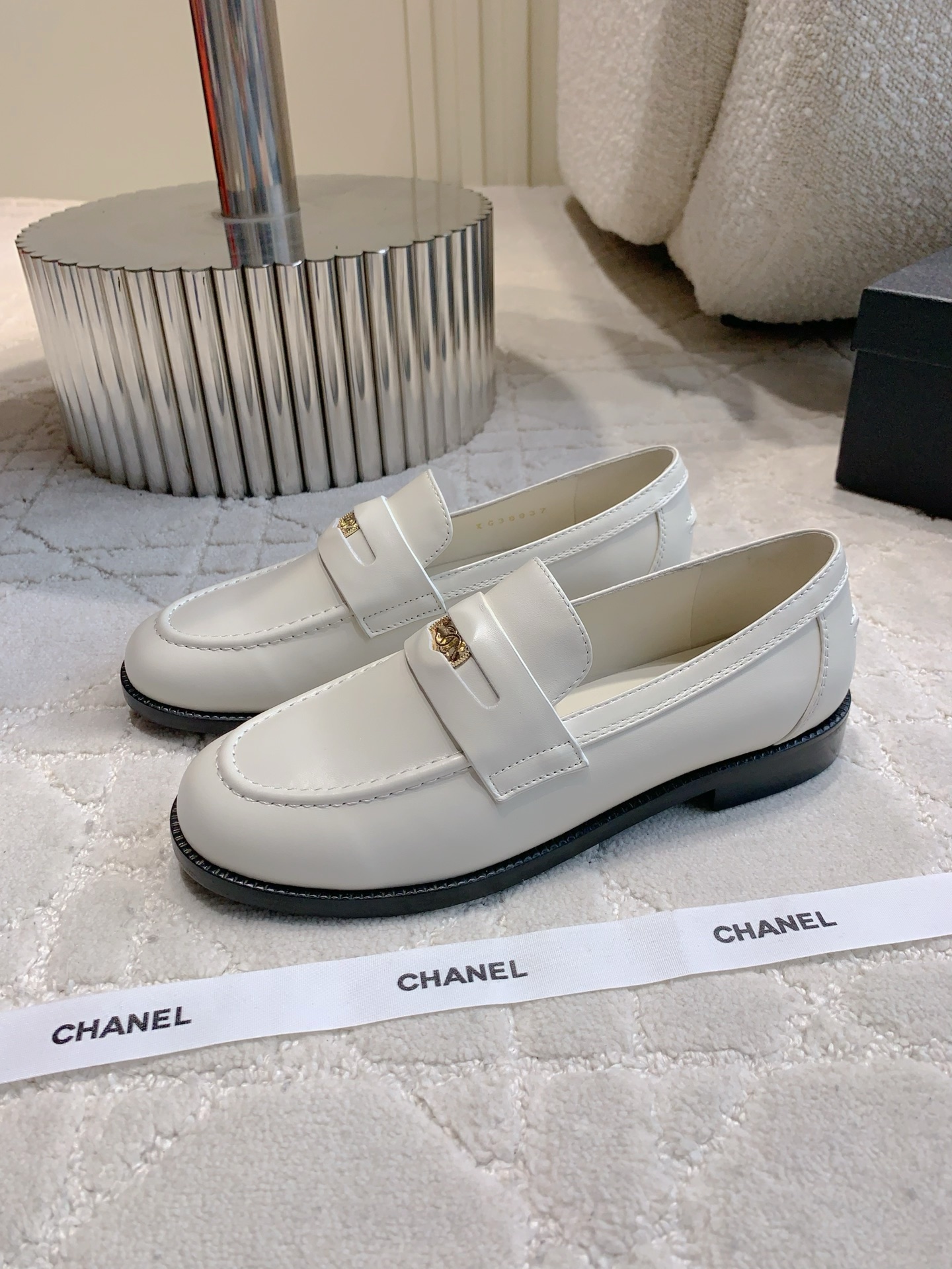 Chan  New Gold Coin Loafers