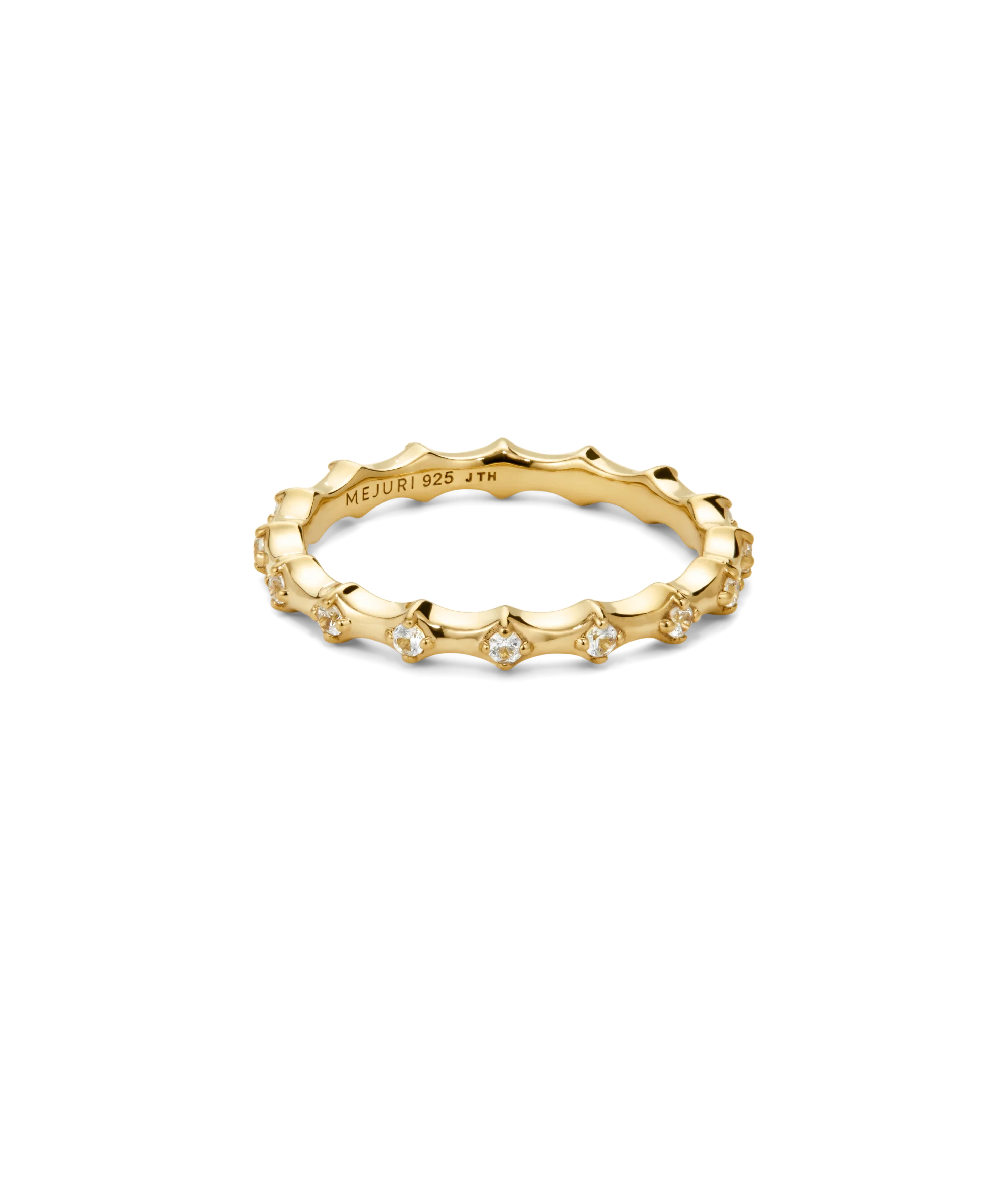 Charlotte Crest Stacker Ring
