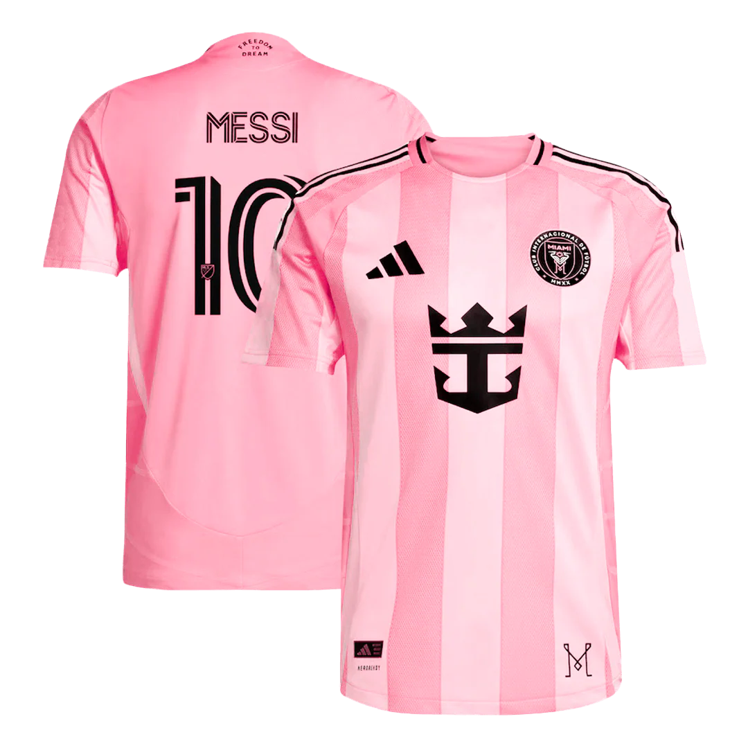 MESSI #10 Inter Miami CF Home Player Version Soccer Jersey 2025 Pink