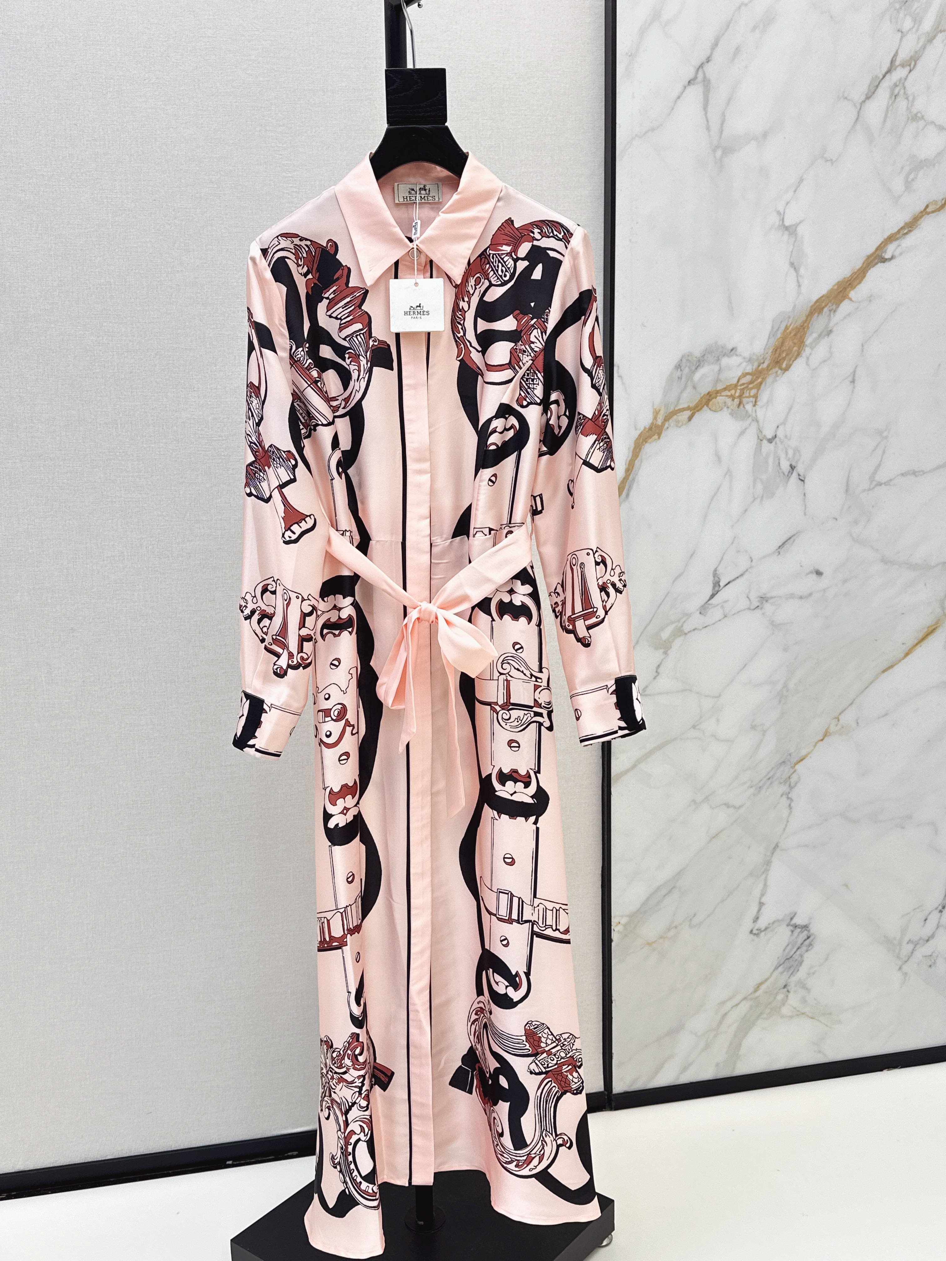 Herm New printed silk dress