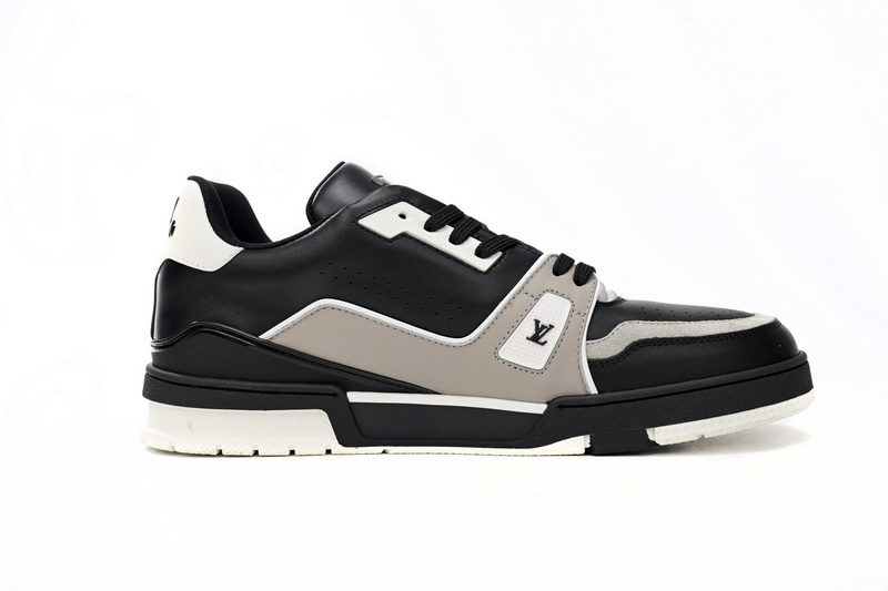 Pkkicks God Batch LOUIS VUITTON Cowboy Black Gray 1AAHS2