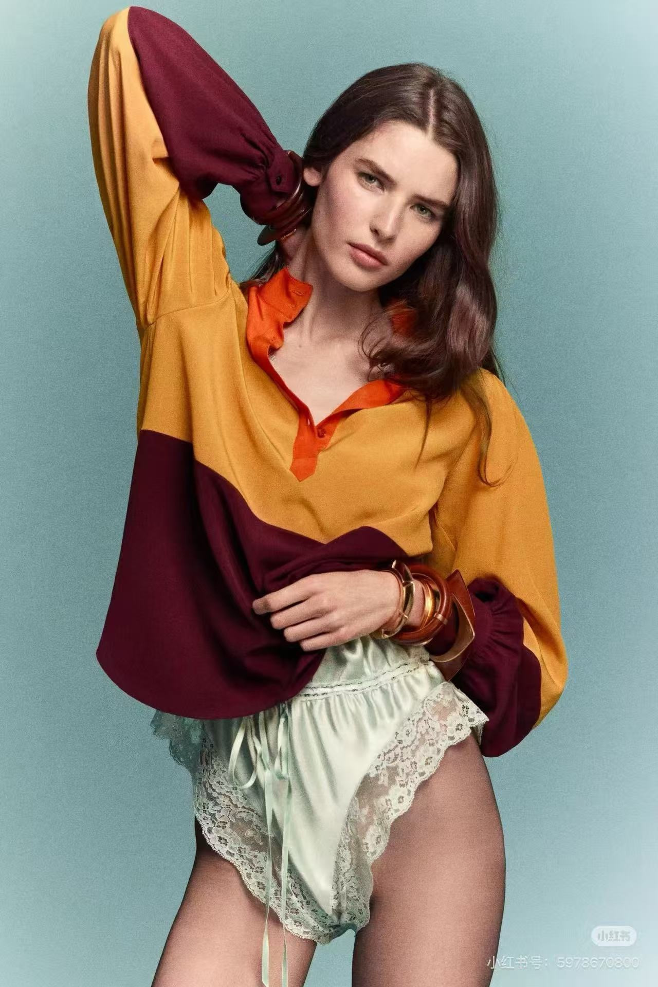 Saint New Silk Double Crepe Shirt