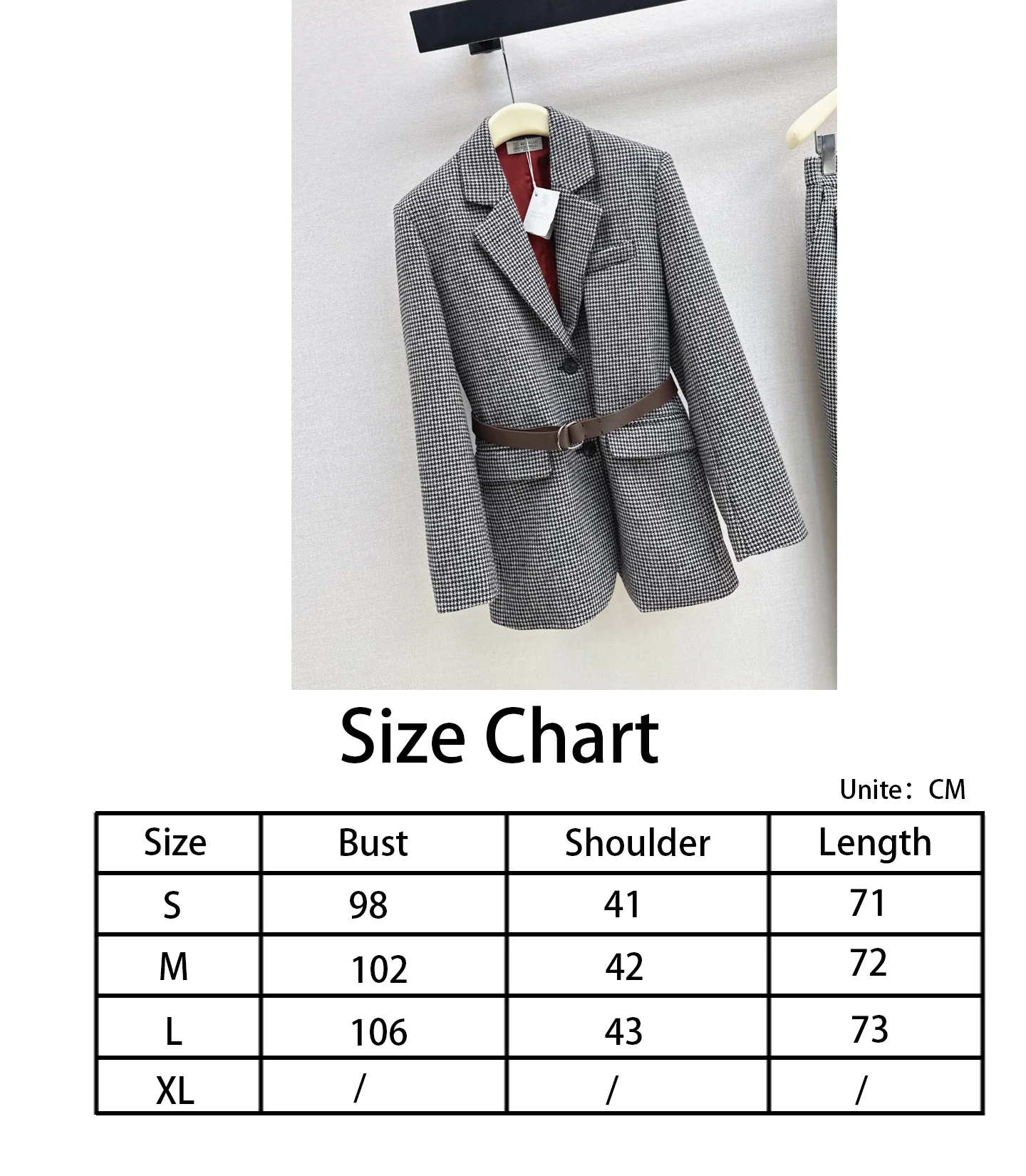 Brun NEW houndstone blazer