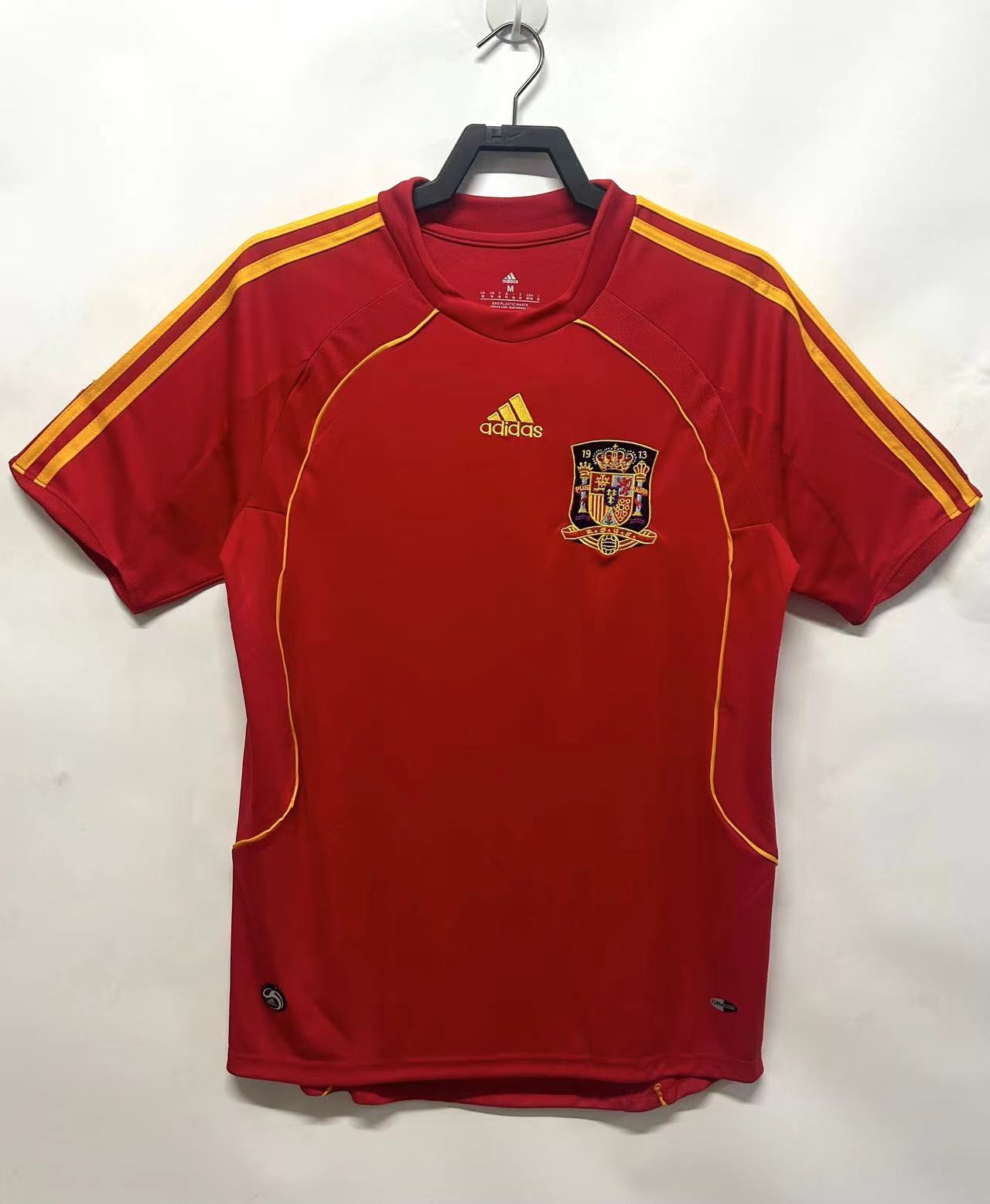Spain Home Retro Jersey 2008