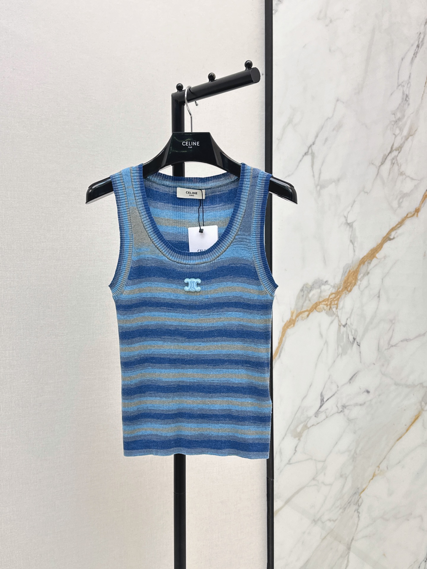 Celi New Striped knitted vest