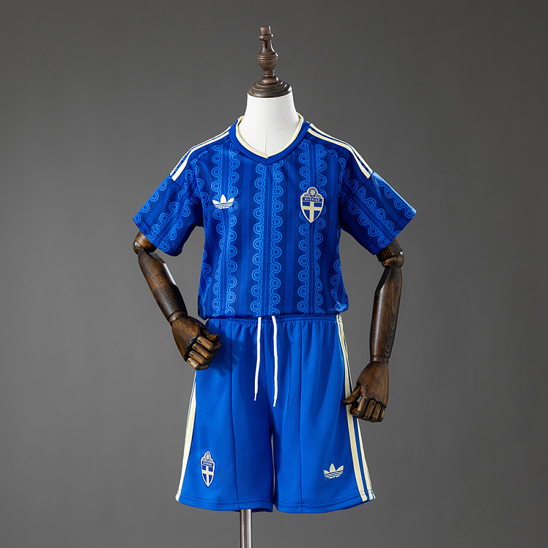 Sweden 2026 Away Kids Kit Jersey