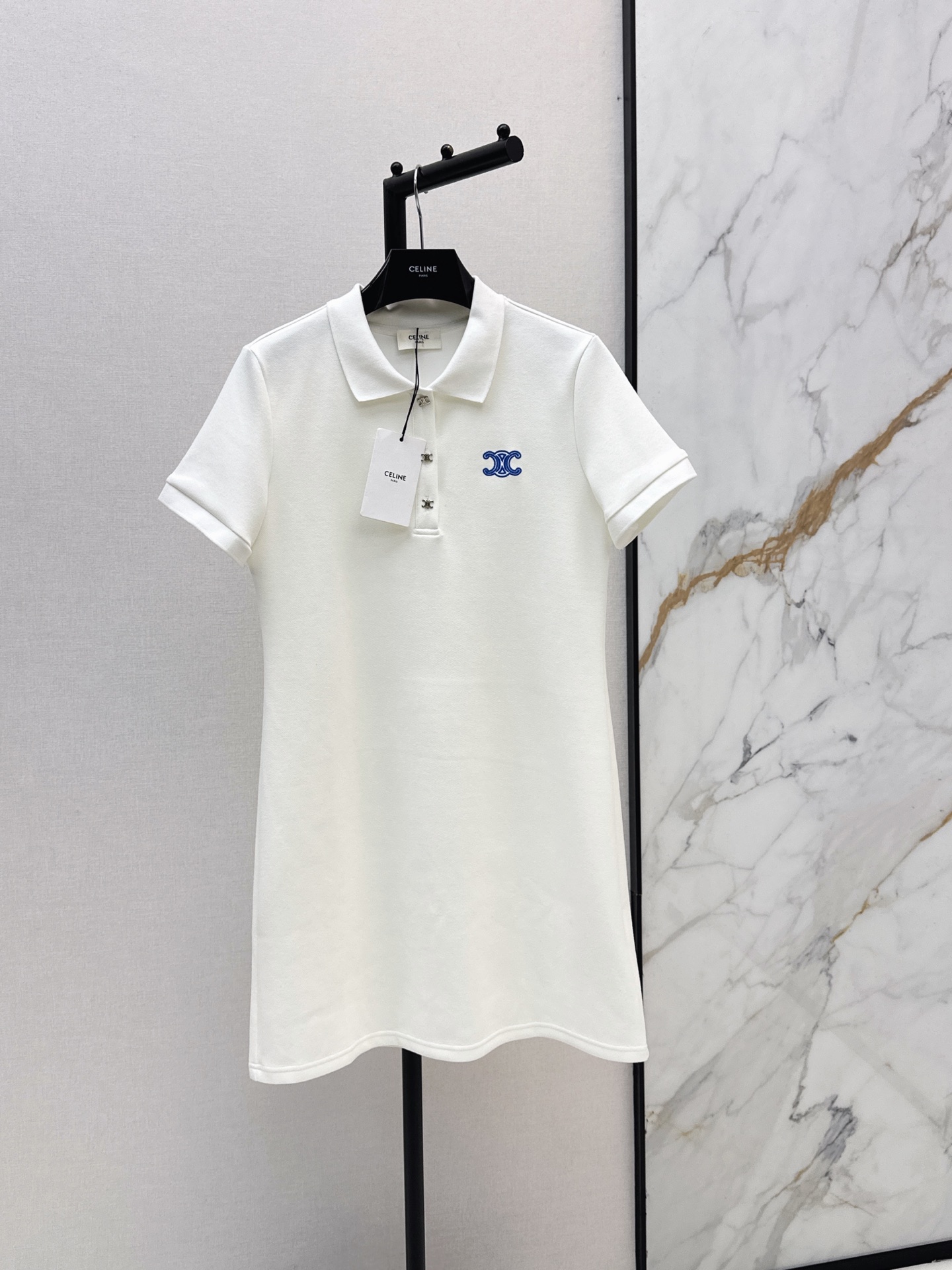 Celi New embroidered polo dress