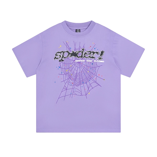 Sp5der T-Shirt 69625 Purple